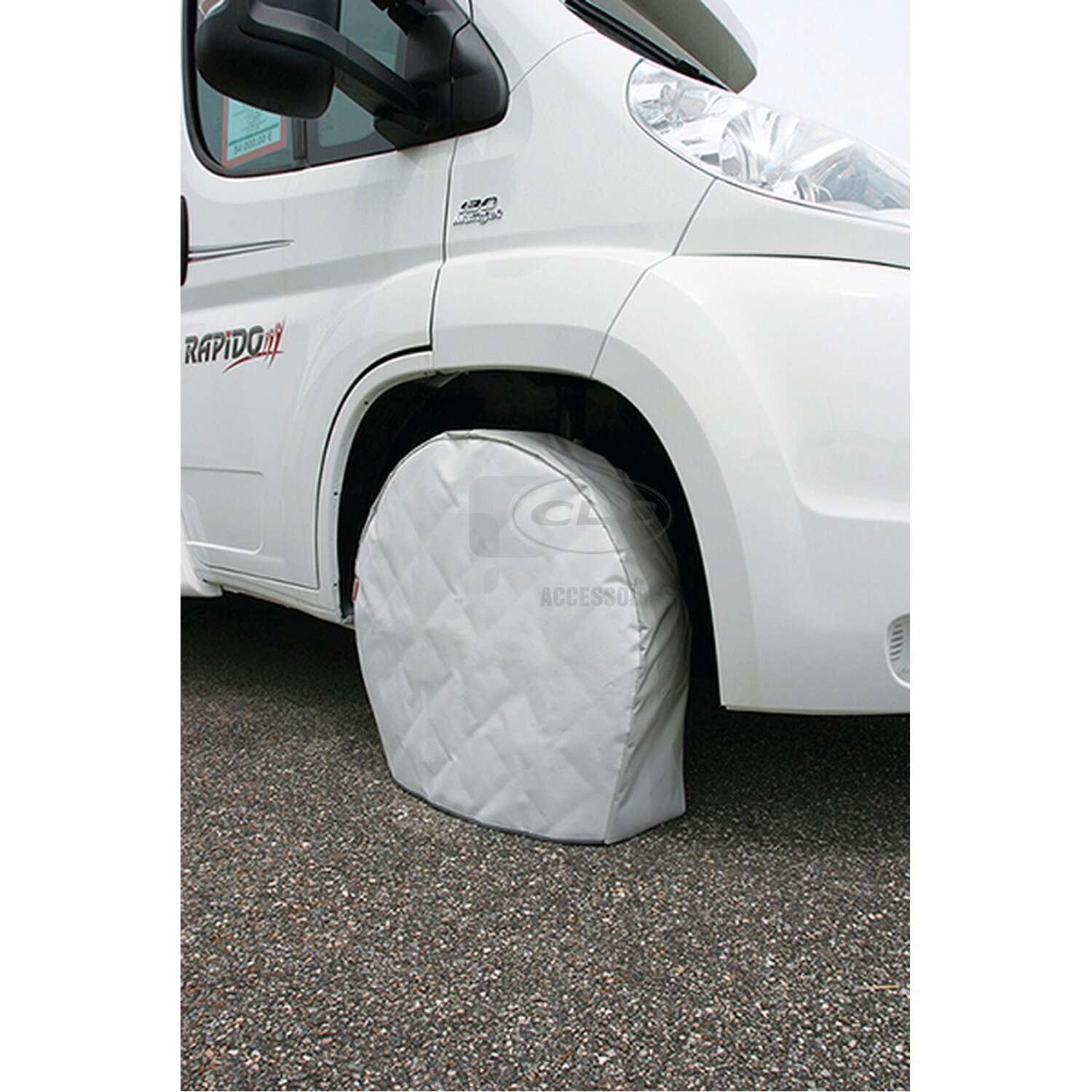 Housse de protection pour roue en plastique FINIXA 