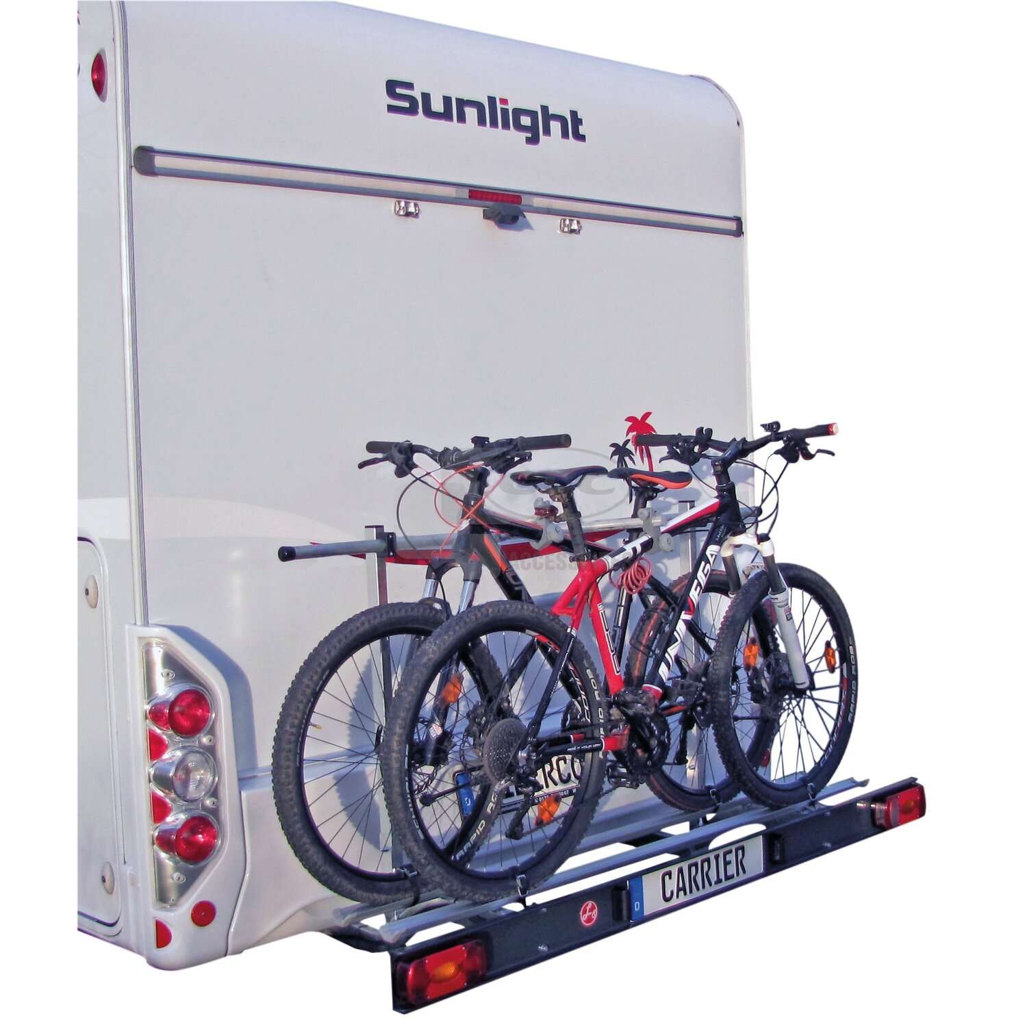 Support porte vélos coulissant pour Camping-car
