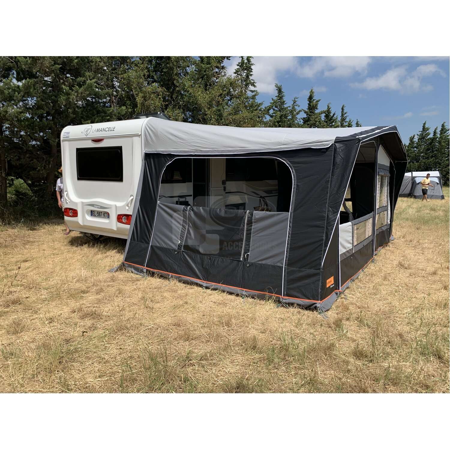 Avancée de façade pour auvents de caravane SOPLAIR